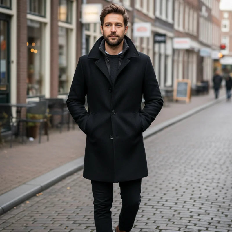 Manteau deux pieces pour homme : style et chaleur au quotidien • PeakyTM