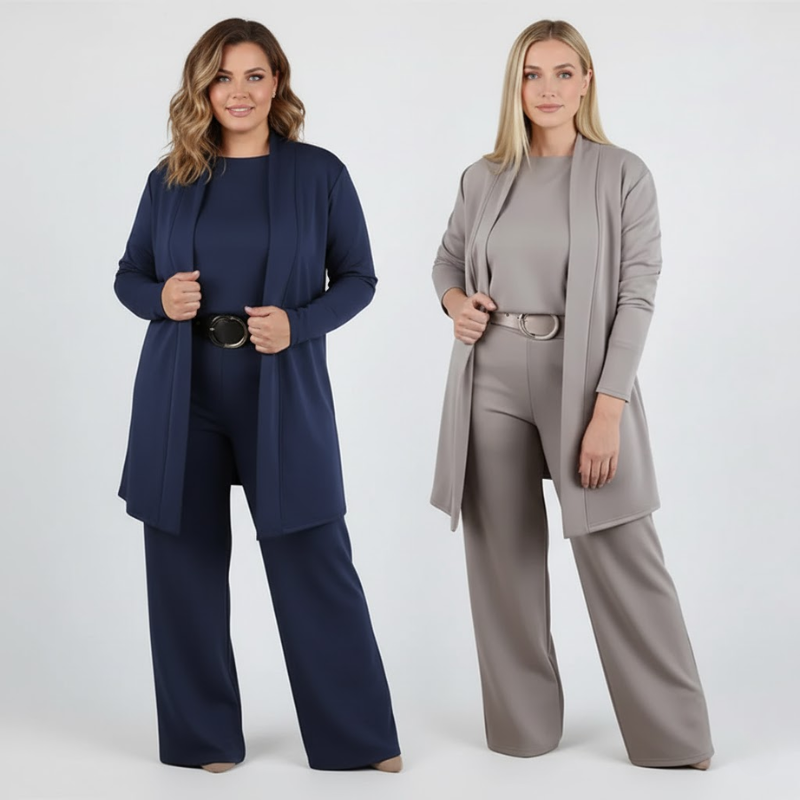 LunaraTM – Ensemble 3 pieces elegant a la coupe fluide